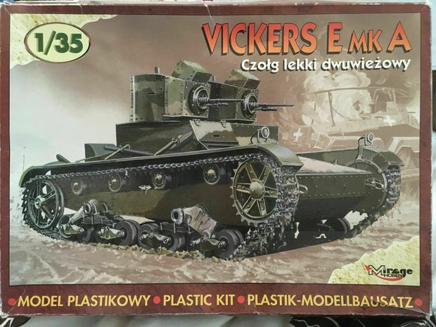 VICKERS E mk A Czotg Lekki dwuwiezowy