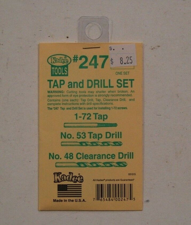 Kadee Tap & Drill Set