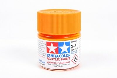 Tamiya Acrylic Paint  Orange X6