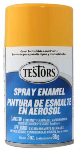 Testors 3oz Spray Enamel Gloss yellow