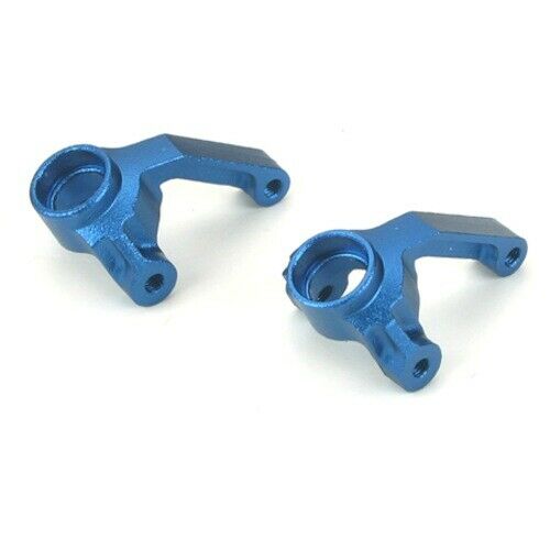 Front Steering Blocks, Aluminum Blue: MLST