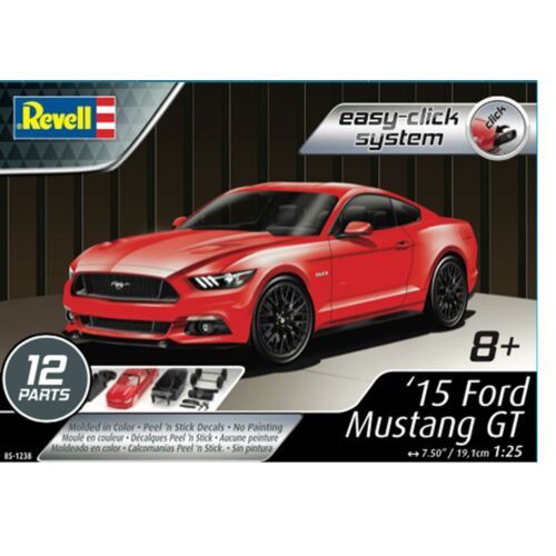 1/25 scale-  2015 Ford Mustang GT "Easy-Click"