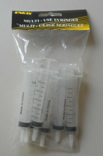 10ml Small Multi-Use Straight Tip Syringes (6)