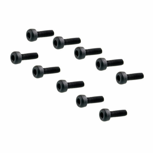 M2x6mm Cap Head (Black) (10pcs)