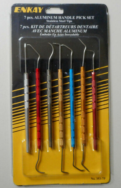 Enkay 7pcs. Aluminum Handle Pick Set