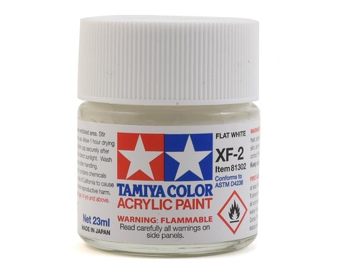 XF-2 Flat White Acrylic Paint (23ml)