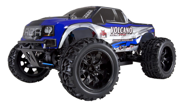 Volcano Epx Pro Monster Truck Brushless 4x4 Silver Blue