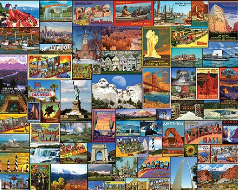 Best Places In America 1000pc Puzzle