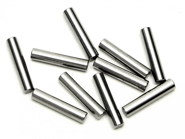 Pin 2x10mm SILVER (10pcs)