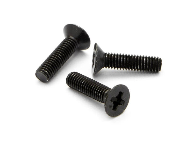 Flat Head Screw M3x12mm (6pcs)